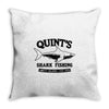 jaws cool shark Throw Pillow