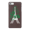 paris script eiffel tower french france iPhone 7 Case