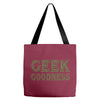 geek goddess kelly green Tote Bags