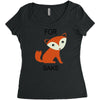 for fox sake Women's Triblend Scoop T-shirt