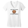 the best daddy in the world Women's V-Neck T-Shirt