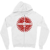 falling confucius Zipper Hoodie