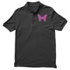 breast cancer butterfly Polo Shirt