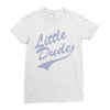 little dude Ladies Fitted T-Shirt