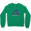 my wife lets me fishing Crewneck Sweatshirt