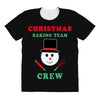 christmas baking team crew snowman All Over Women's T-shirt