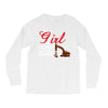 Just A Girl In Love With Her Heavy Equipment Operator Long Sleeve Shirts