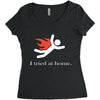 i tred at home Women's Triblend Scoop T-shirt