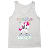 Unicorns are Born in March Dabbing Tank Top
