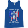 stand for the flag kneel for the cross Tank Top