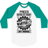 Pisces Hated By Many Wanted By Plenty 3/4 Sleeve Shirt