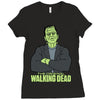 old school zombie Ladies Fitted T-Shirt