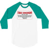 Free Orgasm Coupon 3/4 Sleeve Shirt