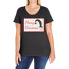 merry christmas Ladies Curvy T-Shirt