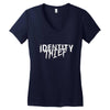 identity thief Women's V-Neck T-Shirt