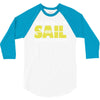 born to sail forced to work 3/4 Sleeve Shirt