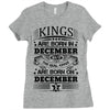 Real Kings Are Born On December 5 Ladies Fitted T-Shirt