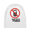 no cell phones Baby Beanies