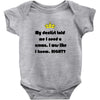 dentist crown Baby Bodysuit