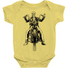 skeleton biker Baby Bodysuit
