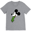 mickey puke V-Neck Tee