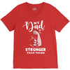 My Dad is Stronger Than Yours V-Neck Tee
