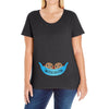 Two Peas In a Pod Twin Chocolate Baby Boys Ladies Curvy T-Shirt