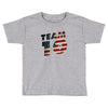 team 10 american flag Toddler T-shirt