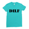 dilf Ladies Fitted T-Shirt