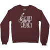 Family Trip To Moon Crewneck Sweatshirt