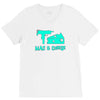 mac and cheese V-Neck Tee