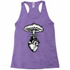 heart and nuclear explosion Racerback Tank