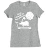 never give up on dreams ladies fitted Ladies Fitted T-Shirt