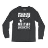 weekend forcast guitar with a chance of drinking Long Sleeve Shirts