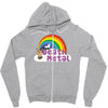 death metal Zipper Hoodie