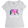 Baby Bear Women's Triblend Scoop T-shirt