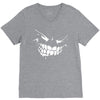 scary face V-Neck Tee