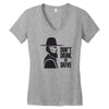 don't drink or drive Women's V-Neck T-Shirt