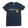 Mommy to Bee Baby Boy Ladies Fitted T-Shirt