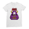 happy birthday monster Ladies Fitted T-Shirt