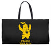 the dark sun Weekender Totes