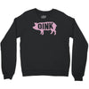 pig oink funny Crewneck Sweatshirt