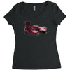red doc marten skinhead boots, ideal birthday present or gift Women's Triblend Scoop T-shirt