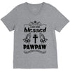 I Am One Blessed Pawpaw V-Neck Tee