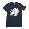 Butt Out Lung Cancer Awareness Ladies Fitted T-Shirt