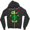 love turtle Zipper Hoodie
