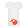Sweety Fox Maternity Scoop Neck T-shirt