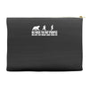 be nice to fat people bear chase funny pub joke Accessory Pouches