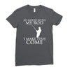 so good with my rod i make fish come Ladies Fitted T-Shirt