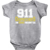 911 dispatcher heroes Baby Bodysuit